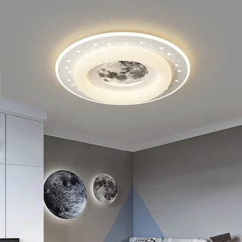 Современная светодиодная люстра для спальни, домашний декор для кухни, гостиной, спальни, минималистичный светильник, квадратные круглые люстры
