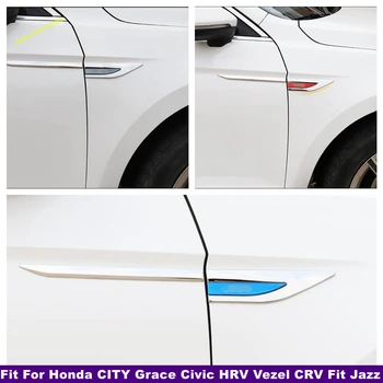 Автомобильное Крыло Листовая Доска Декоративная Панель Накладка Для Honda CRV CR-V Fit Jazz CITY Grace Civic HR-V HRV Vezel Черный/Красный/Синий
