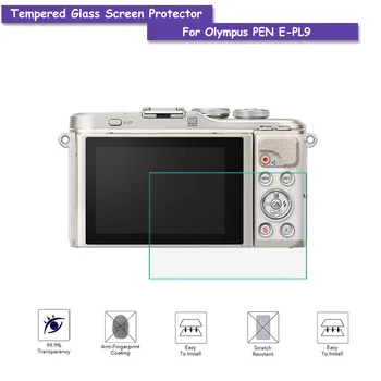 Защитная пленка для ЖК-экрана из закаленного стекла 9H для камеры Olympus PEN E-PL9, аксессуары для 3-дюймового ЖК-дисплея