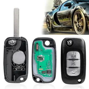 3/4 Кнопки дистанционного ключа автомобиля Прочный Флип ID46 PCF7961 Автомобильный ключ 433 МГц ASK Remote Key Fob для Mercedes Benz Citan 2012 - 2019
