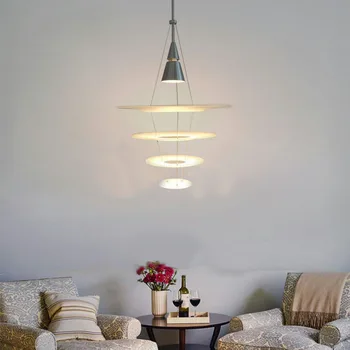 2023 новый датский дизайнерский выставочный зал модель комнатной лампы Nordic creative hotel club Подвесной светильник villa restaurant bar art LED chandeli