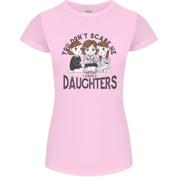 Ты не можешь Напугать Меня, У меня Есть День Отцов Дочерей, Женская футболка Миниатюрного Кроя с длинными рукавами.
