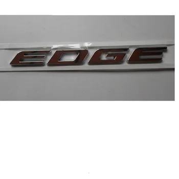 Блестящий Серебристый Хромированный пластик ABS Буквы заднего номера багажника автомобиля Значок Эмблема Наклейка Наклейка для Ford EDGE