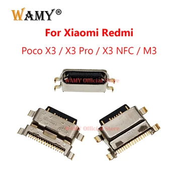 WAMY Новый USB-Порт Для Зарядки, Разъем Для Зарядки, Розетка, Док-станция Для Xiaomi Mi Poco X3/X3 Pro/X3 NFC/M3