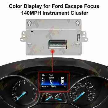 Цветной ЖК-дисплей приборной панели для Ford Escape Focus Edge с прибором спидометра 140 миль/ч