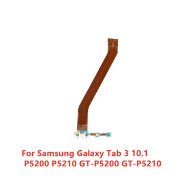 С Микрофоном USB Порт Для Зарядки Зарядное Устройство Разъем Док-станции Гибкий Кабель Для Samsung Galaxy Tab 3 10,1 P5200 P5210 GT-P5200 GT-P5210
