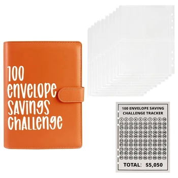 1 комплект 100 конвертов для переплета Простой и увлекательный способ сэкономить 5050 + конвертов наличными