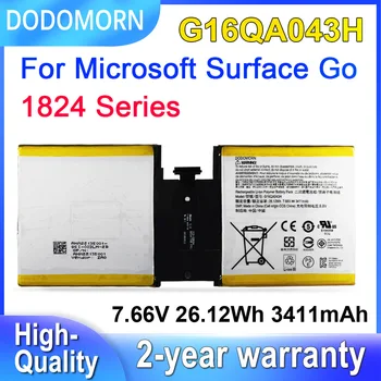 DODOMORN Для Microsoft Surface Go 1824 4415Y Планшетный ПК G16QA043H 2ICP4/76/76 Аккумулятор для ноутбука 7,66 V 26,12Wh 3411mAh Замена