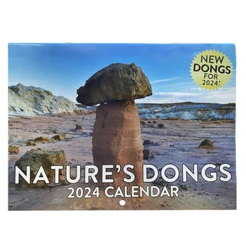 ГОРЯЧИЙ Календарь Natures Dongs на 2024 год, Забавный календарь Nature для подарков взрослым
