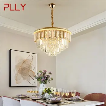 Люстра PLLY Gold Подвесной светильник Постмодернистский Роскошный домашний светодиодный светильник для гостиной-столовой
