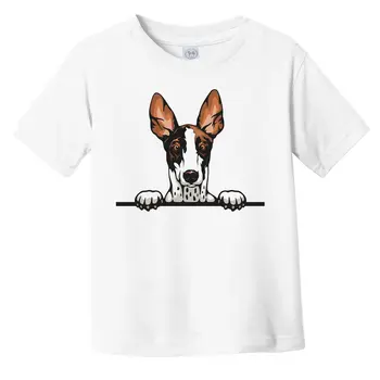 Порода собак Ibizan Hound, Появляющаяся милая футболка для младенцев с длинными рукавами