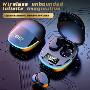 TWS G9S Bluetooth Наушники Беспроводные Наушники HiFi Гарнитура Водонепроницаемые Шумоподавляющие Спортивные Наушники С Микрофоном Для Смартфонов