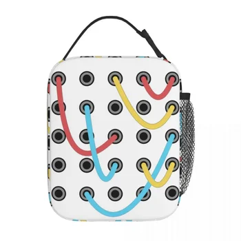 Аналоговый модульный синтезатор, термоизолированная сумка для ланча, музыкальный школьный DJ, Портативный контейнер для ланча, термоохладитель, коробка для еды