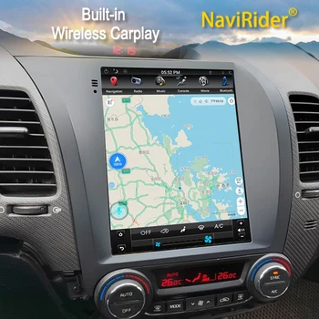 Вертикальный экран Android 13 Tesla для KIA K3 Cerato Forte 2013, автомобильный радиоприемник, Мультимедийный видеоплеер, Навигация, GPS, стереонавигация