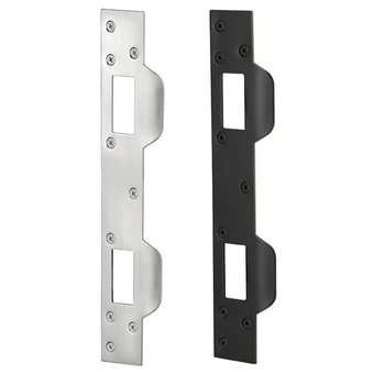 Надежная пластина Упругая металлическая пластина для фиксации двери с отверстием от 5-1 / 2 ” до 6”