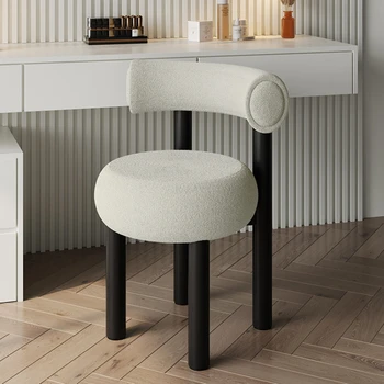 Интернет-знаменитость, стул для нейл-арта со спинкой, Бытовые переносные обеденные стулья, Современный минималистичный стул для спальни