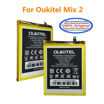 Новый 100% Оригинальный Аккумулятор Для Телефона Oukitel Mix 2 Mix2 Battery 4080mAh Реальной Емкости Batteria В Наличии Быстрая Доставка