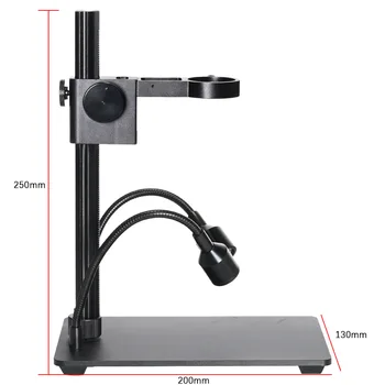 USB-подставка для микроскопа из алюминиевого сплава, штатив 35 мм, 40 мм, 50 мм, держатель, мини-кронштейн для пайки микроскопа, ремонта электроники