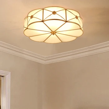 Потолочный светильник SOFEINA Nordic из латуни, современный винтажный светильник, роскошные медные светодиодные светильники, декор для домашней гостиной