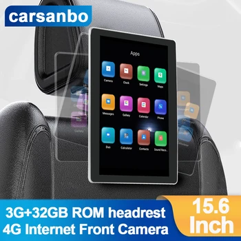 Carsanbo Android11 Монитор Подголовника Мультимедийный Android Fullhd Сенсорный Экран для Автомобилей Беспроводные Автомобильные Игры Автоматический Аксессуар 2шт