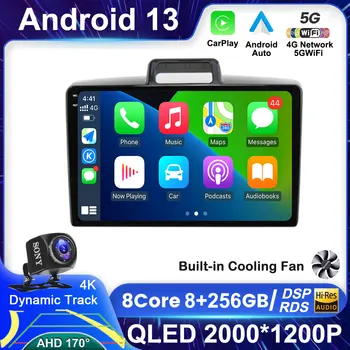 Android 13 Carplay Auto Для Toyota Corolla Axio 2 Fielder 3 E160 2012-2021 Автомобильная Радионавигация GPS Мультимедийный Плеер 360 Камера