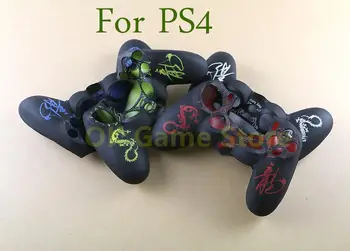 5 шт./лот, китайские драконы, силиконовый чехол для SONY playstation 4, контроллер PS4, силиконовый чехол для PS4