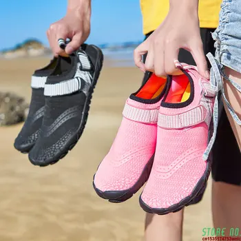 Новая Водная Обувь Мужчины Босиком На Открытом Воздухе Пляжные Сандалии Вверх По Течению Водная Обувь Женщины Нескользящая Река Море