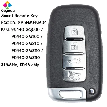 KEYECU Умный Дистанционный Автомобильный Ключ С 4 Кнопками 315 МГц ID46 Чип для Hyundai Equus Sonata Genesis для Kia Rio Optima 2011-2013 2014