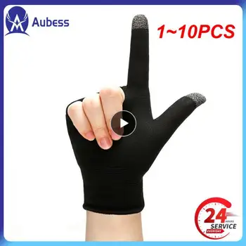 1-10 шт. Перчатки для пальцев Игровой контроллер для PUBG Genshin Противоскользящие рукава с чувствительным сенсорным экраном для мобильного телефона Игровой рукав