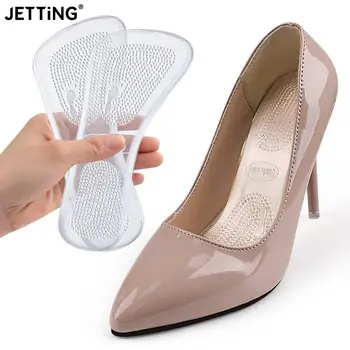 Женские силиконовые инструменты для ухода за ногами, стельки, прозрачные подушки для снятия боли, противоскользящая накладка для обуви, вставки для обуви на высоком каблуке, накладка для обуви