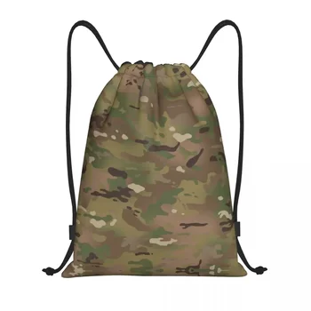 Военный камуфляжный рюкзак на шнурке Спортивная спортивная сумка для мужчин и женщин Армейский тактический камуфляжный рюкзак для покупок