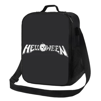 Изготовленная на заказ сумка для ланча Helloween Keeper Of The Seven Keys, Мужская и женская, с теплым кулером, изолированные ланч-боксы для детей, школьников