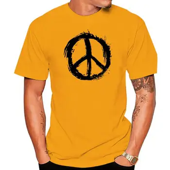 Мужская футболка Peace с художественным логотипом CND