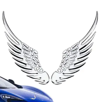 Eagle Wings Наклейка на автомобиль 3D Крылья Значок Эмблемы Наклейки Автомобильные Аксессуары Стильный Декор для Компьютеров транспортных средств внедорожников RVS