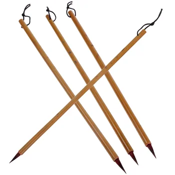 4 шт., крючок для копирования линии, кисточка для китайской каллиграфии, домашний бамбуковый шест для студентов