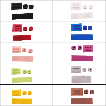 10 цветов Дополнительно Крышка для винтовых ножек для DS Lite для игровой консоли NDSL Крышка для винтовых ножек Резиновая накладка