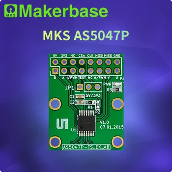 Плата адаптера Makerbase AS5047P Doggo xDrive SimpleFOC Magnetic SPI ABI Encoder на базе AS5047P-TS_EK_AB