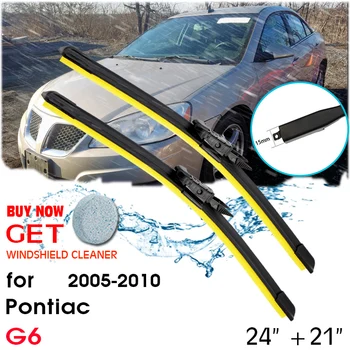 Щетка стеклоочистителя для автомобиля, Резиновый силиконовый сменный стеклоочиститель для Pontiac G6 2005-2010 LHD /RHD 24 