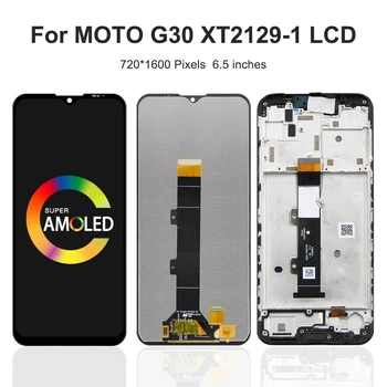 Лучший Incell Для Motorola Moto G30 ЖК-Дигитайзер В Сборе Дисплей Сенсорный Экран Для Moto G30 XT2129-1 XT2129-2 Экран с рамкой