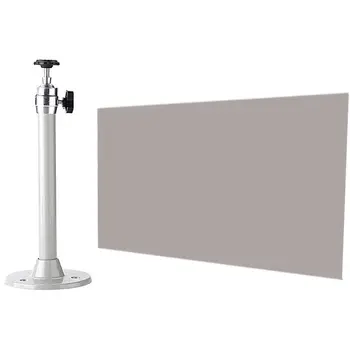 Универсальный алюминиевый кронштейн для проектора 21,5 см, простая шторка для защиты от света, экран 80 дюймов