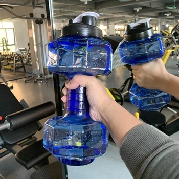 Gym Lari Air Halter Botol Olahraga Kapasitas Besar Kebugaran Binaraga Latihan Luar Ruangan Sepeda Berkemah Botol Bersepeda