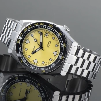SEESTERN Watch of Man Diver Автоматические механические наручные часы NH35 со светящимся керамическим сапфировым стеклом, водонепроницаемые Jubilee New 600T