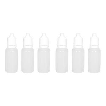 200ШТ 15 мл Пустых пластиковых бутылок-Пипеток для выдавливания жидкости для глаз, Пипетки для многоразового использования, бутылки
