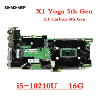 NM-C881 Для Lenovo ThinkPad X1 Carbon 8th Gen X1 Yoga X1 Carbon Материнская Плата Ноутбука С процессором I5 I7 16G RAM 5B20Z25523 5B21C69232