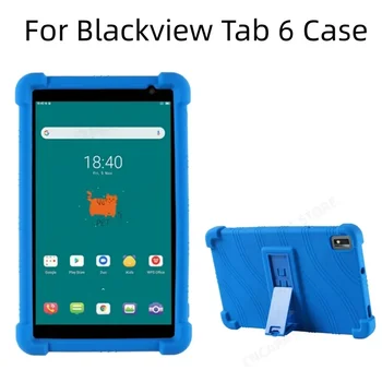 Мягкий силиконовый чехол для Blackview Tab 6 Case Kids Safety 8-дюймовый планшетный ПК с подставкой Funda Case