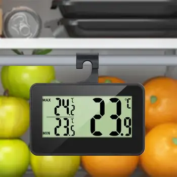 Цифровой термометр и гигрометр Для хранения в холодильной камере, Индикация максимальной и минимальной температуры в морозильной камере холодильника