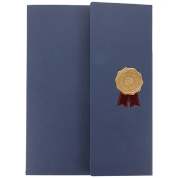 Многофункциональная обложка для почетного сертификата Обложка для премии за новизну Креативный сертификат Декор бумажной обложки