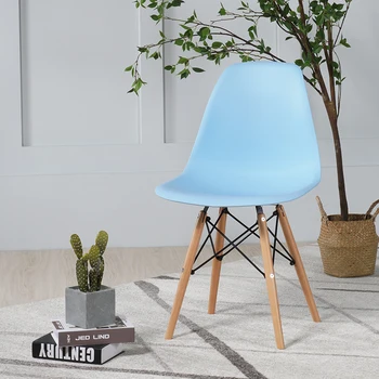 Пластиковый обеденный стул современный простой повседневный кофейный стул офисный стул со спинкой стул для переговоров