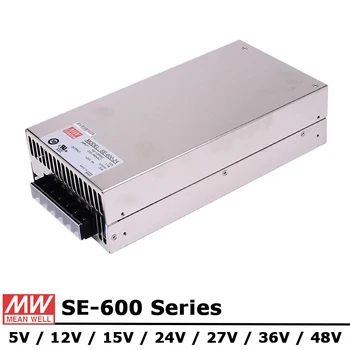 Серия Mean Well SE-600 600W 5V 12V 15V 24V 27V 36V 48V Блок питания с коммутацией переменного тока в постоянный с одним Выходом