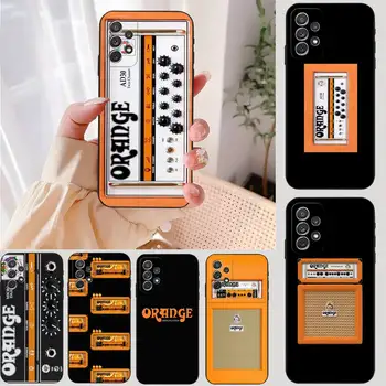 Оранжевый Гитарный Усилитель Чехол Для Телефона Samsung A01 A12 A11 A02 A22 A21 A20 A10 S A5 A6 A7 2018 Черный Мягкий Силиконовый Чехол